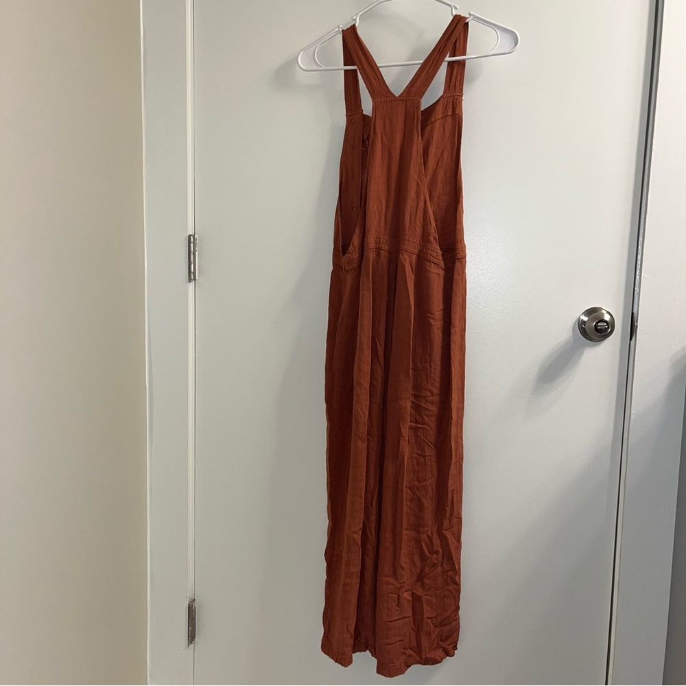Universal Thread Rust Jumpsuit With Button Detail - image 5